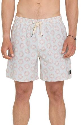 Quiksilver Ocean Mayhem Volley Swim Trunks in Bone White at Nordstrom, Size Xx-Large