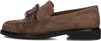 Stefano Lauran Taupe Su&egrave;de Loafers Pe 2013 Stijl - Dames - Loafers - Bruin - 39 1/2 EU - Su&egrave;de - Schoenen