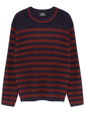 Paul Smith striped sweater - men - Nylon/Wool/Mohair - L - Purple