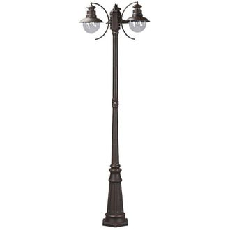 Lindby Farola Exterior eddie En Marr&oacute;n - Lindby