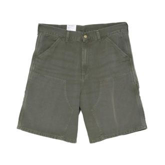 Carhartt Work in Progress Carhartt Wip, Denim Shorts, male, Green, Size: W33 Double Knee Cargo Shorts