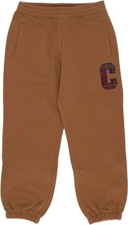 Carhartt Work in Progress Bruine Fleece Trainingsbroek - Heren - Sweatpants - Bruin - XL - Katoen - Broeken