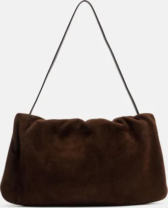 The Row Borsa a spalla Bourse Medium in suede