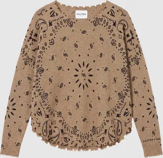 Kujten Pull Mela Bandana Taupe Chin&eacute;, Exclusivit&eacute; Lulli