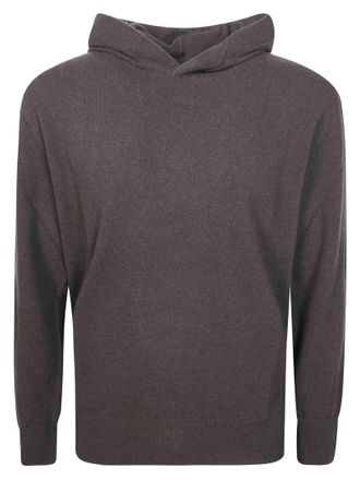 Altea Fine-Knit Relaxed Fit Hooded Sweater