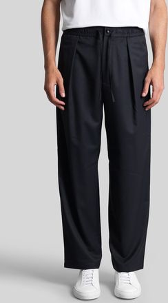 Attachment Pants In Blue Polyester