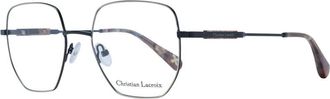 Christian Lacroix Black Stainless Steel Glasses Womens (Frames)