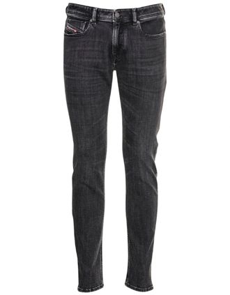 Diesel Mens Diesel Sleenker Dark Grey Denim Jeans - Black - Size: W40 / 32l