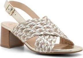 Ara Benson Slingback Sandal in Cream/platinum/sand at Nordstrom Rack, Size 7.5