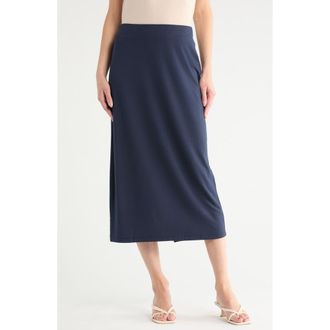 Vince Pull-On Midi Skirt in Navy at Nordstrom Rack, Size X-Small