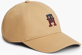 Tommy Hilfiger Mens Monogram Baseball Cap - Classic Khaki
