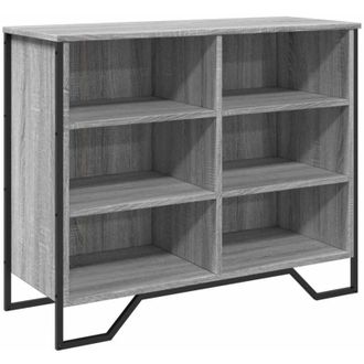 vidaXL Vidaxl - Aparador Madera De Ingenier&iacute;a Gris Sonoma 91x35,5x74,5 Cm