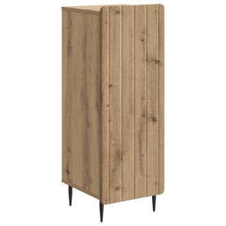 vidaXL Aparador Roble Artisan 34,5 X 33 X 92 Cm Madera De Ingenier&iacute;a Vidaxl
