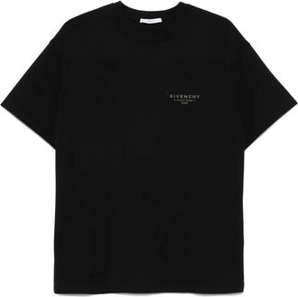 Givenchy Cotton T-Shirt With Stamp Print Clothing