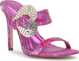Jessica Simpson Orrieta Slide Sandal in Pink/Red Combo at Nordstrom, Size 7.5