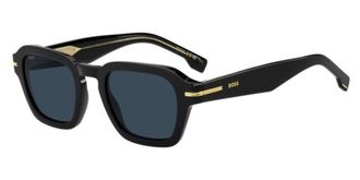 BOSS 1853/S 807/KU Mens Sunglasses Black Size 49