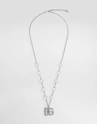 ネックレス・チョーカー Dolce & Gabbana Drop Necklace Dolce & Gabbana Dg Logo Drop Necklace | italist