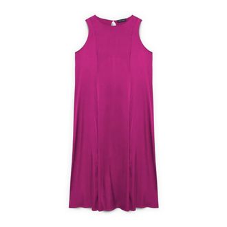 Fiorella Rubino Maxi Kleedjes - Dames - Feestkleedjes - Roze - XS - Satijn - Kleedjes