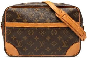 Louis Vuitton Pre-owned Cross Body Bags, female, Brown, Size: ONE SIZE Pre-owned Vintage Leather Cross Body Bag