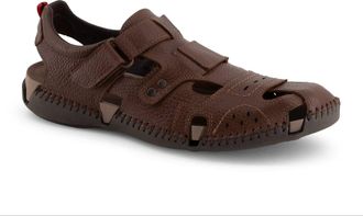 Andrea Mens Leather Sandals