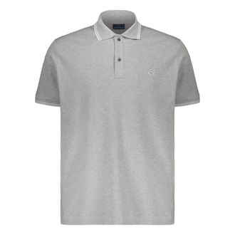 Paul & Shark Paul & Shark, Polo Shirts, male, Gray, Size: 3XL Cotton Polo
