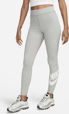 Nike Womens Nike Sportswear Classics High-Waisted Graphic Leggings in Grey | DV7791-063