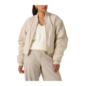 Nukus Nukus, Dames, Jassen, Beige, Maat: XL Wol