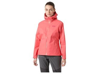 Helly Hansen Rain Jacket Womens Coat Sunset Pink : XS, Polyamide