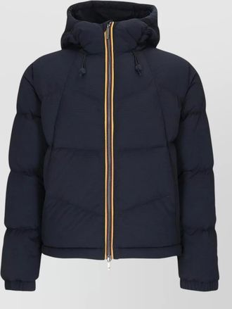 K-Way nylon quilted puffer coat