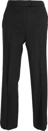 Givenchy Givenchy hoge taille rechte broek van zwarte wol