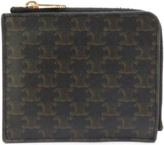 Celine Pre-owned Canvas Wallet - unisex - Vintage Accessoires - Zwart - ONE Size - Vintage