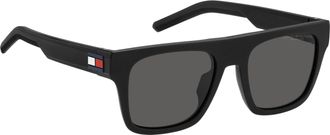 Tommy Hilfiger Polarized Grey Browline Mens Sunglasses TH 1976/S 0003/M9 52