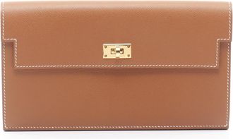 Hermès Brown Long Wallet (Bi-Fold) (Pre-Owned)
