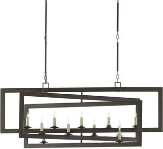 Currey & Company Middleton Rectangular Chandelier