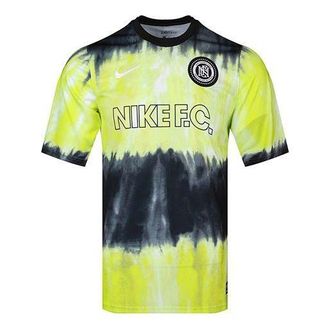 Nike Training Sports Jersey Round Neck Loose Short Sleeve Yellow CK5573-010