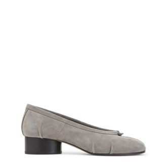 Maison Margiela Grey Suede Ballet Flats