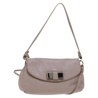 Chlo&eacute; Pre-owned Cross Body Bags, female, Beige, Size: ONE SIZE Pre-owned Shoulder Bag