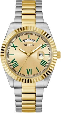 Guess Two-Tone horloge GD Connoisseur - Heren - Horloges - Geel - ONE Size - Accessoires