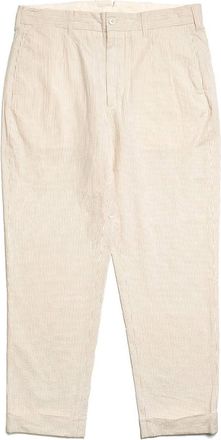 Engineered Garments Mens Andover Pant In Beige Seersucker