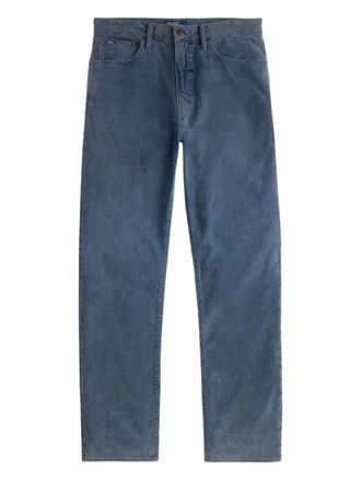 Polo Ralph Lauren corduroy-texture trousers - Blue