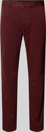 Boss Orange by Hugo Boss BOSS Orange Slim Fit Chino aus Baumwoll-Mix in Bordeaux, Größe 31/32