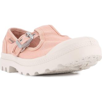 Palladium Pampa Mary Jane Flat in Peaskin at Nordstrom, Size 6