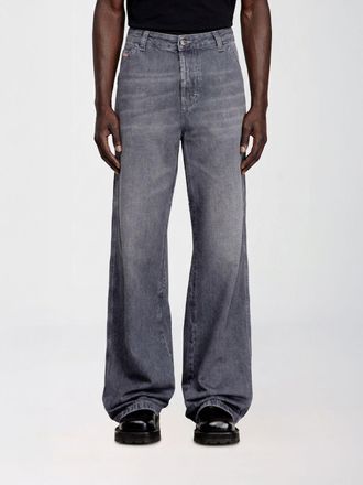 Diesel Jeans a gamba larga D-Livery in denim con vita media a 5 tasche