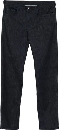Canali Jeans met vijf zakken - Blauw