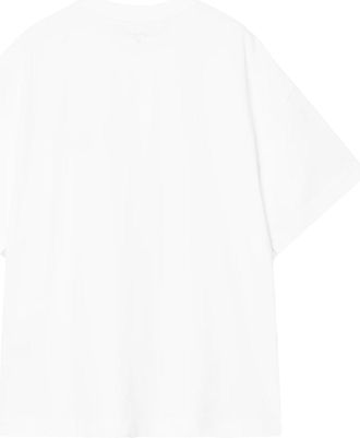 Carhartt Work in Progress Mens T-Shirt Signature Script White-Black Organic Cotton T-Shirts White/black And Polos
