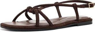 Kenneth Cole Paria Womens Sandals Chocolate Suede : 6.5 M