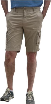 Aeronautica Cargo Short - Heren - Korte Broeken - Beige - S - Katoen - Korte Broeken