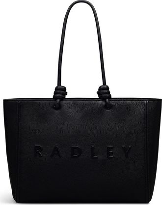 Radley London Ridgeway Gardens Large Ziptop Satchel Bag in Black at Nordstrom Rack