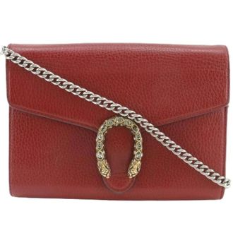Gucci Pre-owned Cross Body Bags, female, Red, Size: ONE SIZE Pre-owned Vintage Shoulder Bag