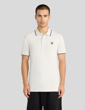 Lyle & Scott Lyle And Scott Mens Tipped Polo Shirt - White - Size: 44